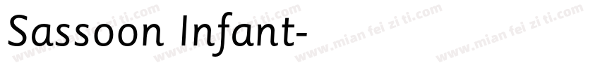 Sassoon Infant字体转换